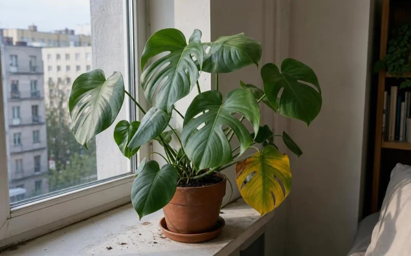 Monstera ma żółte liście – najczęstsze przyczyny i szybka diagnoza